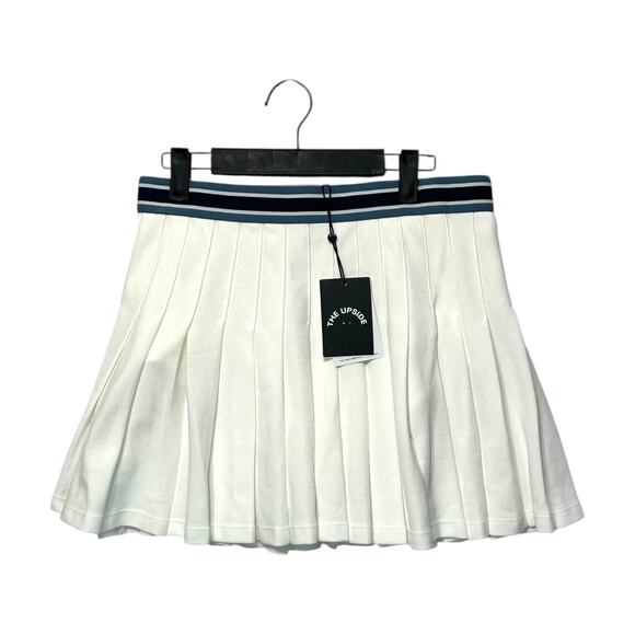 The Upside Bounce Cordova Skirt NWT Women's Sz M White Tennis Preppy Sporty Chic - Picture 2 of 7